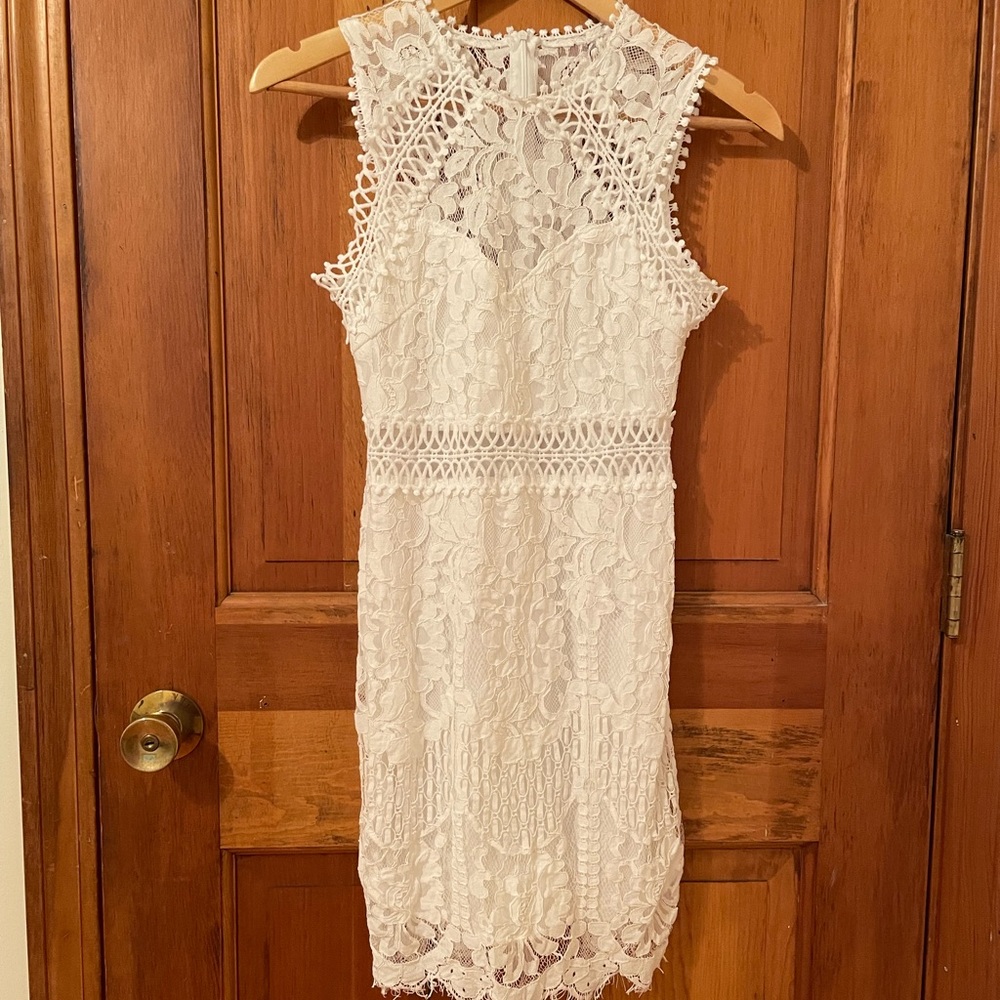 White Lace Dress